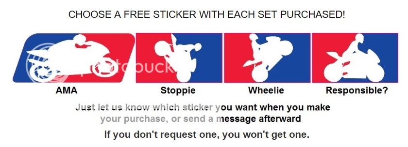 gold bike stickers